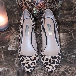 INC International Concepts Women's Leopard Print Heels